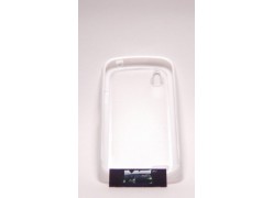 Чехол силиконовый для HTC Т328W/Desire V прозрачный+белый