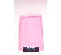 Чехол силиконовый для Nokia Lumia 520/520T розовый
