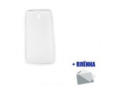 Чехол New Line + пленка для HTC Desire 610 белый