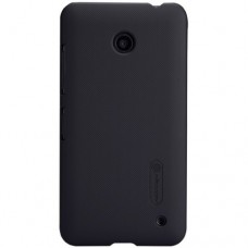 Чехол-накладка Nillkin для телефона Nokia Lumia 630, чёрный, серия Super Frosted Shield
