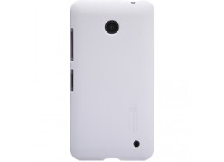 Чехол-накладка Nillkin для телефона Nokia Lumia 630, белый, серия Super Frosted Shield