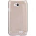 Чехол-книжка NILLKIN для  LG L70 Dual - Sparkle series (Золотой)