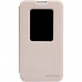 Чехол-книжка NILLKIN для  LG L70 Dual - Sparkle series (Золотой)