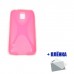 Чехол New Line + пленка для Samsung Galaxy S5 розовый