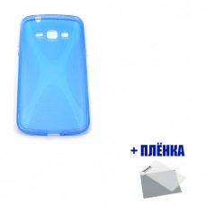 Чехол New Line + пленка для Samsung Galaxy Grand 2 (G7102) синий