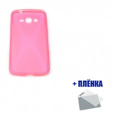 Чехол New Line + пленка для Samsung Galaxy Grand 2 (G7102) розовый