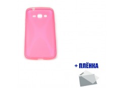 Чехол New Line + пленка для Samsung Galaxy Grand 2 (G7102) розовый