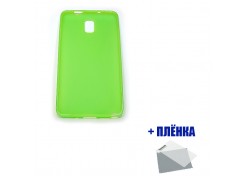 Чехол New Line + пленка для Samsung N9005 Galaxy Note 3 зеленый