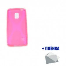 Чехол New Line + пленка для Samsung Galaxy S5 mini розовый