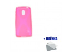 Чехол New Line + пленка для Samsung Galaxy S5 mini розовый