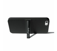 Накладка Red Angel iPhone 5  черная с алюминиевой подставкой (Soft touch)																