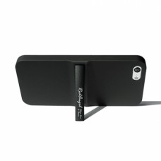 Накладка Red Angel iPhone 5  черная с алюминиевой подставкой (Soft touch)