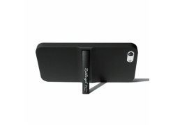 Накладка Red Angel iPhone 5  черная с алюминиевой подставкой (Soft touch)																