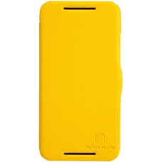 Чехол-книжка Nillkin для телефона HTC Desire 601, серия Fresh Leather Case жёлтый