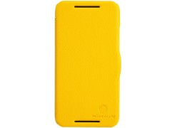 Чехол-книжка Nillkin для телефона HTC Desire 601, серия Fresh Leather Case жёлтый