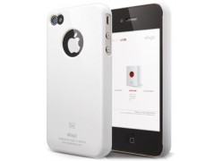 Чехол для телефона iPhone 4/4S ELAGO Slim Fit белый (EL-S4SM-WH-PL)