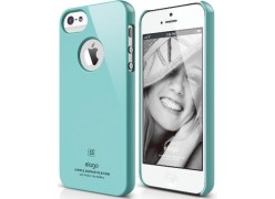 Чехол для телефона iPhone 5 ELAGO Slim Fit Glossy Coral Blue (ELS5SM-UVCBL-RT)