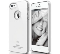 Чехол для телефона iPhone 5 ELAGO Slim Fit Glossy White (ELS5SM-UVWH-RT)
