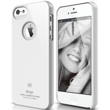 Чехол для телефона iPhone 5 ELAGO Slim Fit Glossy White (ELS5SM-UVWH-RT)