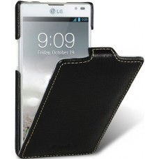 Чехол-блокнот Melkco для телефона LG P760/P765 Optimus L9, чёрный, Leather case
