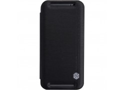 Чехол-книжка Nillkin для телефона HTC One 2 M8, серия Rain Leather Case чёрный