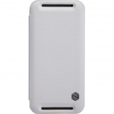 Чехол Nillkin для телефона HTC One 2 M8, Rain Leather Case белый