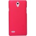 Чехол-накладка Nillkin для телефона Huawei G700 Super Frosted Shield красный