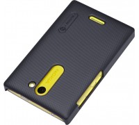 Чехол-накладка Nillkin для телефона Nokia Asha 502, чёрный, серия Super Frosted Shield