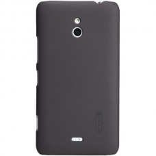 Чехол-накладка Nillkin для телефона Nokia Lumia 1320, коричневый, серия Super Frosted Shield
