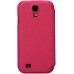 Чехол Nillkin для телефона Samsung I9500, Crossed Style Leather Case красный