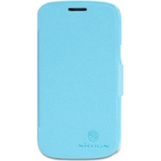 Чехол Nillkin для телефона Samsung S7390 Fresh Series Leather Case голубой