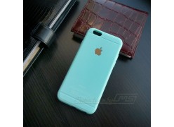 Силиконовый чехол-накладка для iPhone 6G, iPhone 6S с логотипом (цвет: голубой)