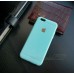 Силиконовый чехол-накладка для iPhone 6G, iPhone 6S с логотипом (цвет: голубой)