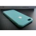 Силиконовый чехол-накладка для iPhone 6G, iPhone 6S с логотипом (цвет: голубой)