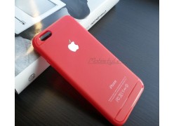 Силиконовый чехол-накладка для iPhone 6G, iPhone 6S с логотипом (цвет: красный)