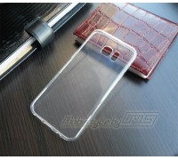 Силиконовый чехол-накладка для Samsung Galaxy S7 Edge (прозрачный)