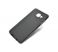 Силиконовый чехол-накладка для Samsung A5/A510 (цвет: чёрный)