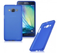 Силиконовый чехол-накладка для Samsung A5/A510 (цвет: синий)