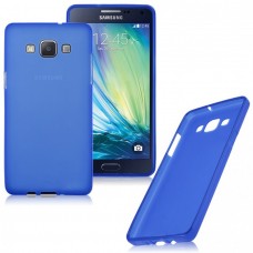 Силиконовый чехол-накладка для Samsung A5/A510 (цвет: синий)