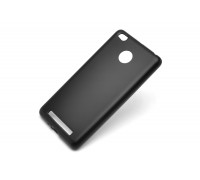 Силиконовый чехол для Xiaomi Redmi 3x, 3s, 3 Pro (чёрный)