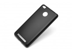 Силиконовый чехол для Xiaomi Redmi 3x, 3s, 3 Pro (чёрный)