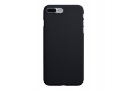 Силиконовый чехол для iPhone7 plus (чёрный)