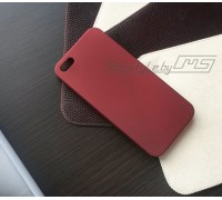 Чехол-накладка для телефона iPhone 5G/ iPhone 5S бордовый (пластик)